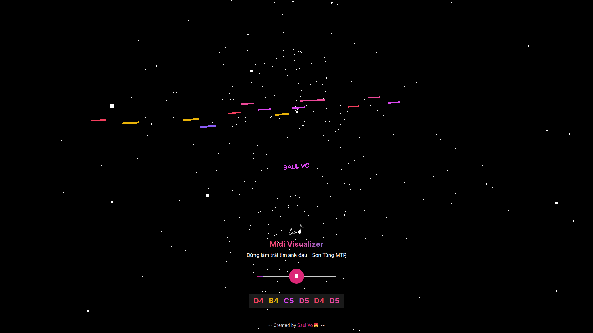 Midi Visualizer - Three.js